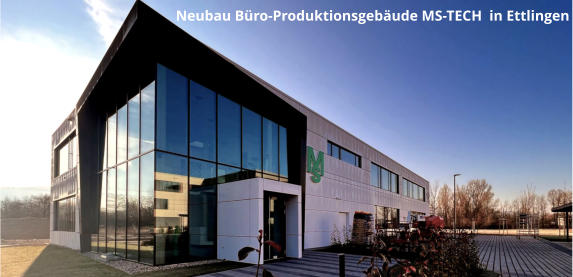 Neubau Büro-Produktionsgebäude MS-TECH  in Ettlingen